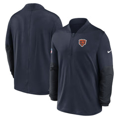 Chicago Bears Sideline Dri-FIT Half-Zip Pullover - Navy for sale