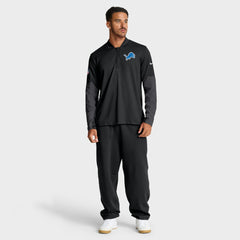 Detroit Lions Sideline Dri-FIT Half-Zip Pullover - Black sale