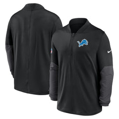 Detroit Lions Sideline Dri-FIT Half-Zip Pullover - Black sale