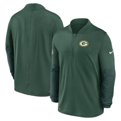Green Bay Packers Sideline Dri-FIT Half-Zip Pullover - Green outlet