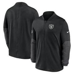 Las Vegas Raiders Sideline Dri-FIT Half-Zip Pullover - Black sale
