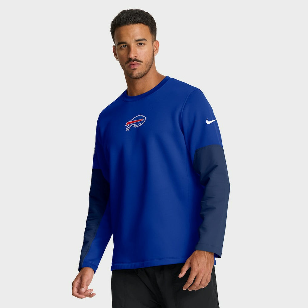 Buffalo Bills Sideline Coach Therma-FIT Long Sleeve T-Shirt - Royal cheap