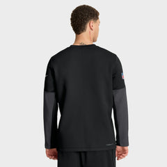Carolina Panthers Sideline Coach Therma-FIT Long Sleeve T-Shirt - Black outlet