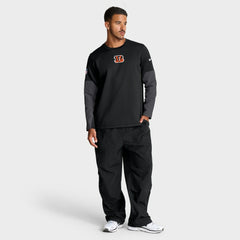 Cincinnati Bengals Sideline Coach Therma-FIT Long Sleeve T-Shirt - Black outlet