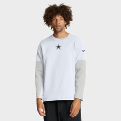 Dallas Cowboys Sideline Coach Therma-FIT Long Sleeve T-Shirt - White discount