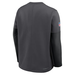 Dallas Cowboys Sideline Coach Therma-FIT Long Sleeve T-Shirt - Anthracite discount