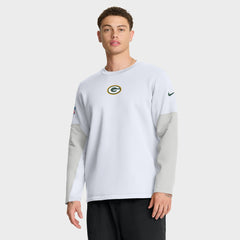 Green Bay Packers Sideline Coach Therma-FIT Long Sleeve T-Shirt - White for sale