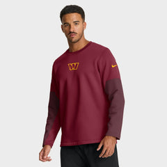 Washington Commanders Sideline Coach Therma-FIT Long Sleeve T-Shirt - Burgundy outlet