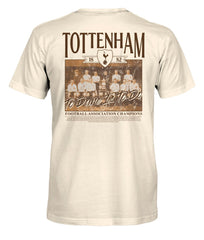 Tottenham Hotspur 1863FC Vintage Photo T-Shirt - Cream sale