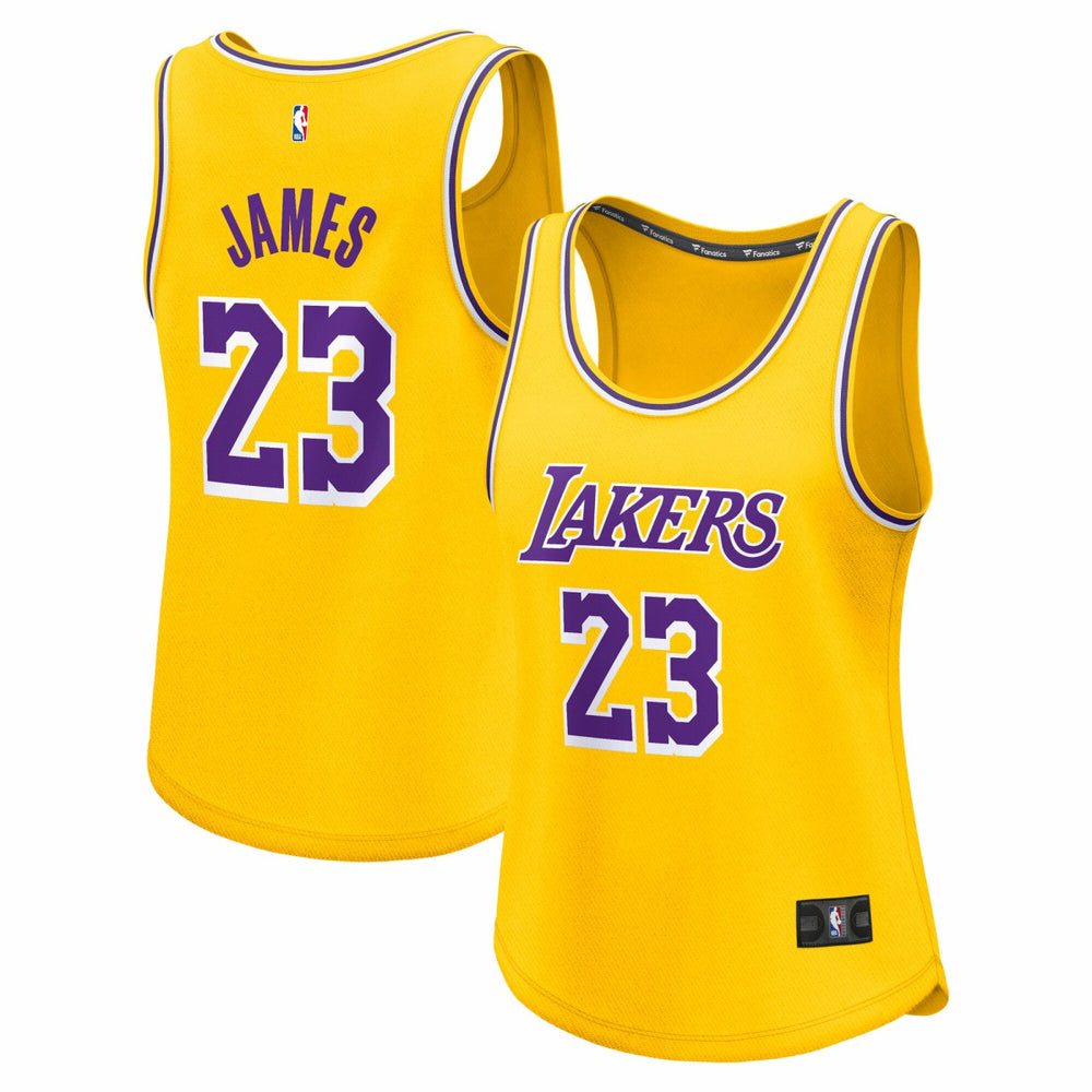LeBron James Los Angeles Lakers Women's Fast Break Player Jersey - Icon Edition - Gold online