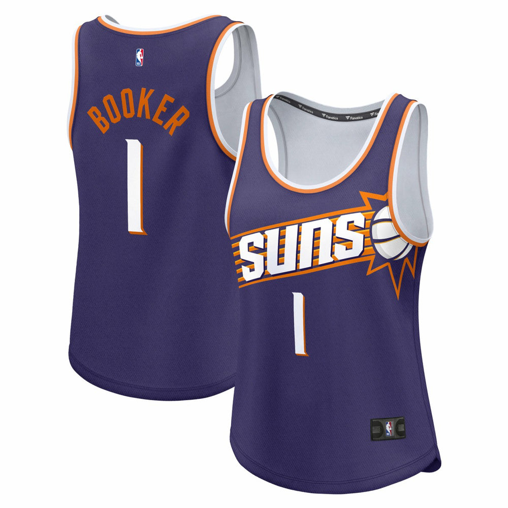 Devin Booker Phoenix Suns Women's Fast Break Player Jersey - Icon Edition - Purple online