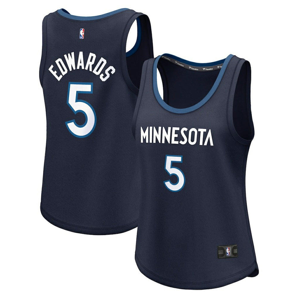 Anthony Edwards Minnesota Timberwolves Women's Fast Break Player Jersey - Icon Edition - Navy online