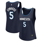 Anthony Edwards Minnesota Timberwolves Women's Fast Break Player Jersey - Icon Edition - Navy online