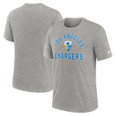 Los Angeles Chargers Favorable Timeline Tri-Blend T-Shirt - Heather Gray online