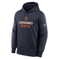 Chicago Bears Toss Sweep Performance Pullover Hoodie - Navy discount