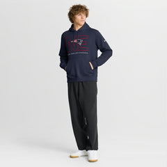 New England Patriots Busted Play Club Fleece Pullover Hoodie - Navy for sale