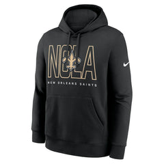 New Orleans Saints Busted Play Club Fleece Pullover Hoodie - Black cheap