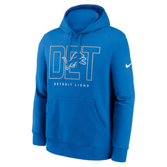 Detroit Lions Busted Play Club Fleece Pullover Hoodie - Blue outlet