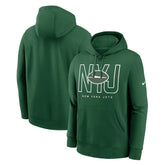 New York Jets Busted Play Club Fleece Pullover Hoodie - Green online