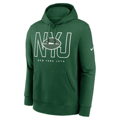 New York Jets Busted Play Club Fleece Pullover Hoodie - Green online