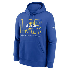 Los Angeles Rams Busted Play Club Fleece Pullover Hoodie - Royal discount