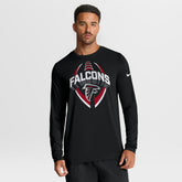 Atlanta Falcons Primetime Legend Icon Performance Long Sleeve T-Shirt - Black cheap
