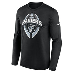 Las Vegas Raiders Primetime Legend Icon Performance Long Sleeve T-Shirt - Black on sale
