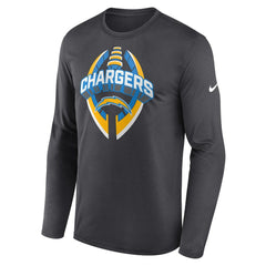 Los Angeles Chargers Primetime Legend Icon Performance Long Sleeve T-Shirt - Anthracite discount