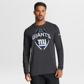 New York Giants Primetime Legend Icon Performance Long Sleeve T-Shirt - Anthracite cheap