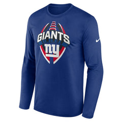 New York Giants Primetime Legend Icon Performance Long Sleeve T-Shirt - Royal sale