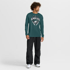 Philadelphia Eagles Primetime Legend Icon Performance Long Sleeve T-Shirt - Midnight Green discount