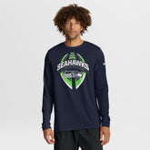 Seattle Seahawks Primetime Legend Icon Performance Long Sleeve T-Shirt - College Navy outlet