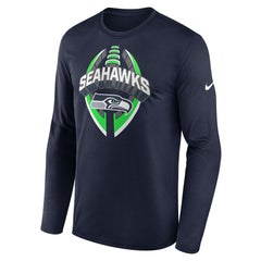 Seattle Seahawks Primetime Legend Icon Performance Long Sleeve T-Shirt - College Navy outlet