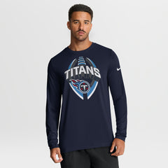 Tennessee Titans Primetime Legend Icon Performance Long Sleeve T-Shirt - Navy for sale