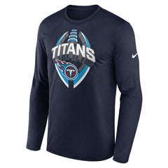 Tennessee Titans Primetime Legend Icon Performance Long Sleeve T-Shirt - Navy for sale