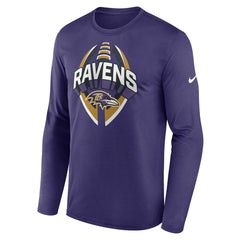 Baltimore Ravens Primetime Legend Icon Performance Long Sleeve T-Shirt - Purple cheap