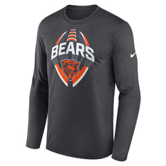 Chicago Bears Primetime Legend Icon Performance Long Sleeve T-Shirt - Anthracite discount