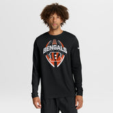 Cincinnati Bengals Primetime Legend Icon Performance Long Sleeve T-Shirt - Black for sale