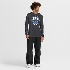 Detroit Lions Primetime Legend Icon Performance Long Sleeve T-Shirt - Anthracite on sale