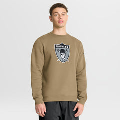 Las Vegas Raiders Swing Pass Rewind Club Pullover Sweatshirt - Tan sale