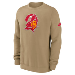 Tampa Bay Buccaneers Swing Pass Rewind Club Pullover Sweatshirt - Tan outlet