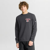 Kansas City Chiefs Primetime Club Fleece Pullover Sweatshirt - Anthracite online
