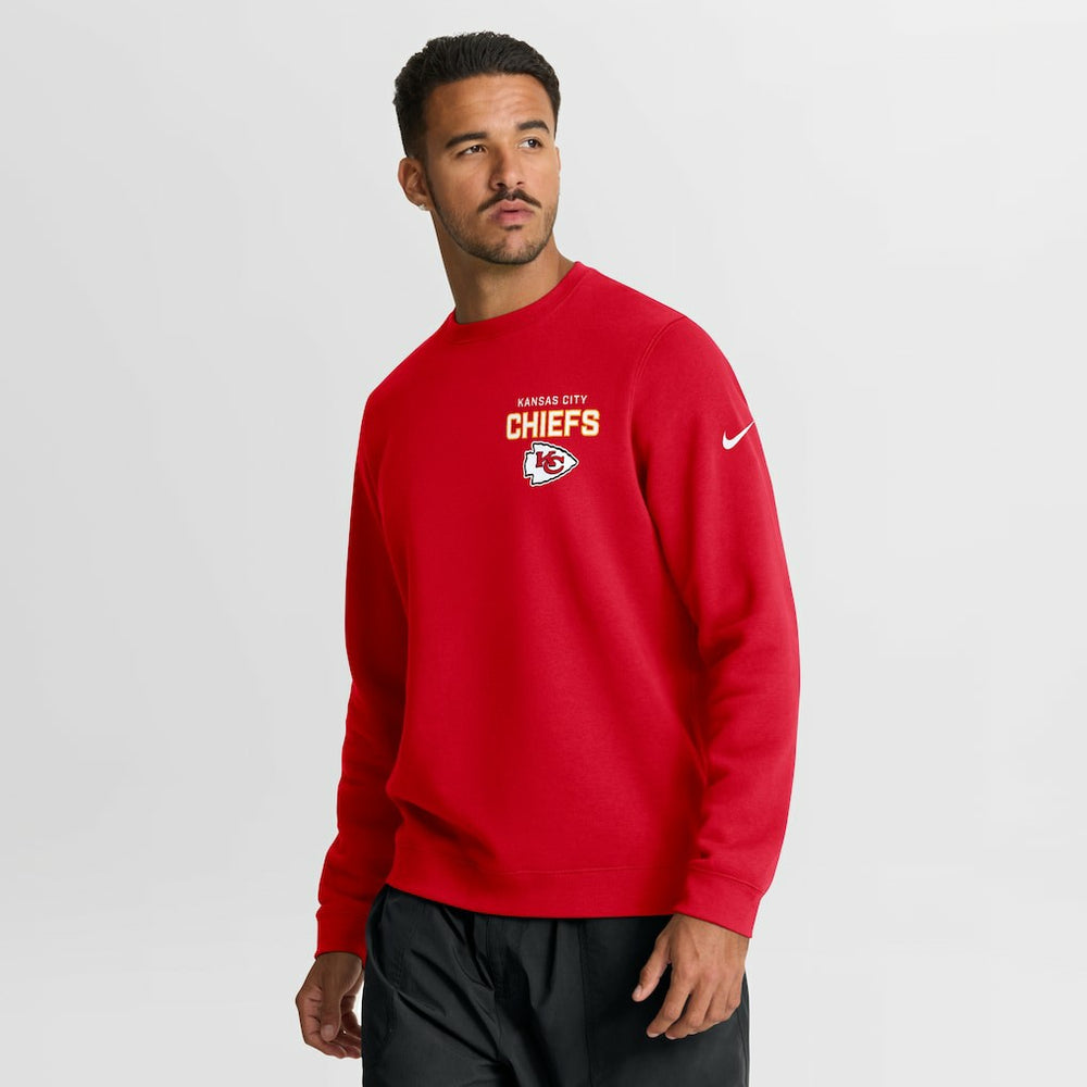 Kansas City Chiefs Primetime Club Fleece Pullover Sweatshirt - Red discount