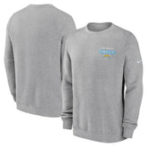Los Angeles Chargers Primetime Club Fleece Pullover Sweatshirt - Heather Gray on sale