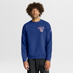 New York Giants Primetime Club Fleece Pullover Sweatshirt - Royal outlet