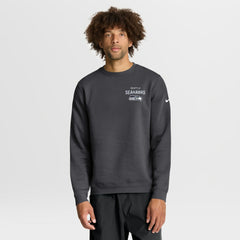 Seattle Seahawks Primetime Club Fleece Pullover Sweatshirt - Anthracite on sale