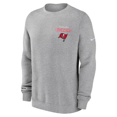 Tampa Bay Buccaneers Primetime Club Fleece Pullover Sweatshirt - Heather Gray online