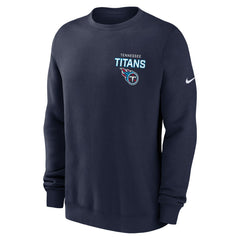 Tennessee Titans Primetime Club Fleece Pullover Sweatshirt - Navy outlet