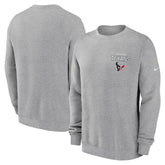 Houston Texans Primetime Club Fleece Pullover Sweatshirt - Heather Gray online