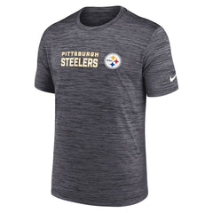 Pittsburgh Steelers Big & Tall Primetime Reverse Play Velocity Performance T-Shirt - Black sale